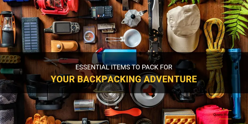 what to put in your backpacking pack