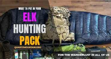 The Essential Items for an Efficient Elk Hunting Pack