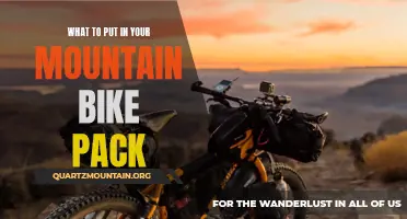 Essential Items to Pack in Your Mountain Bike Bag