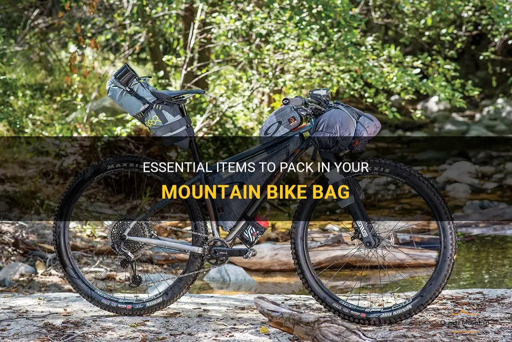 what to put in your mountain bike pack