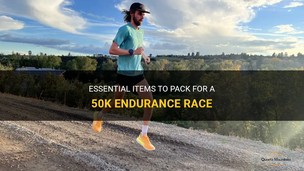 what to put in your pack for a 50k