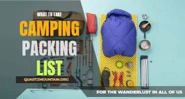 Essential Items for Your Camping Packing List