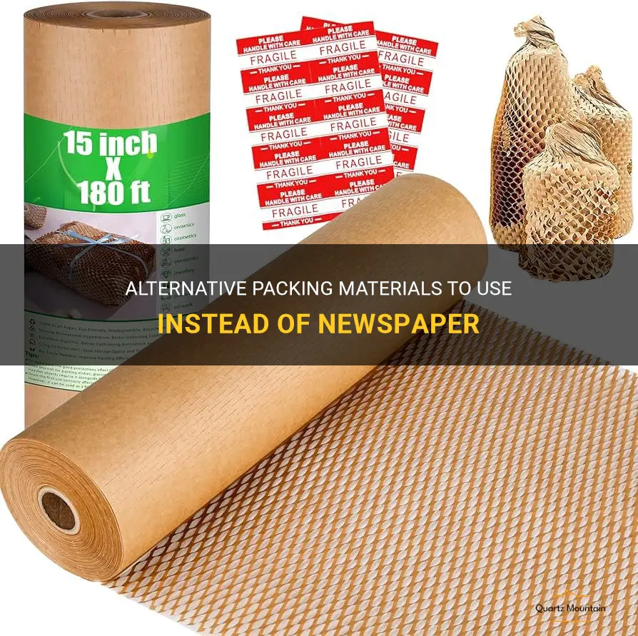 what to use for packing besides newspaper