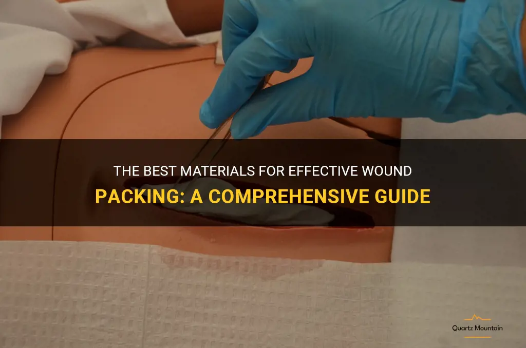 what to use for wound packing