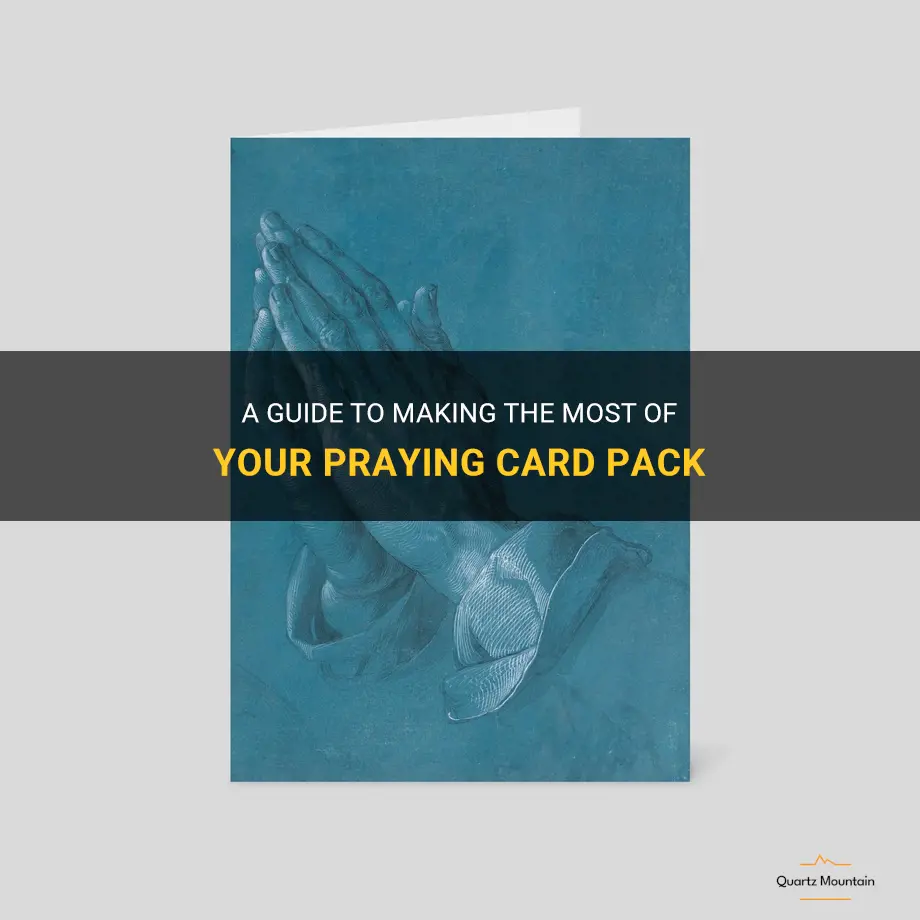 what to use praying card pack for