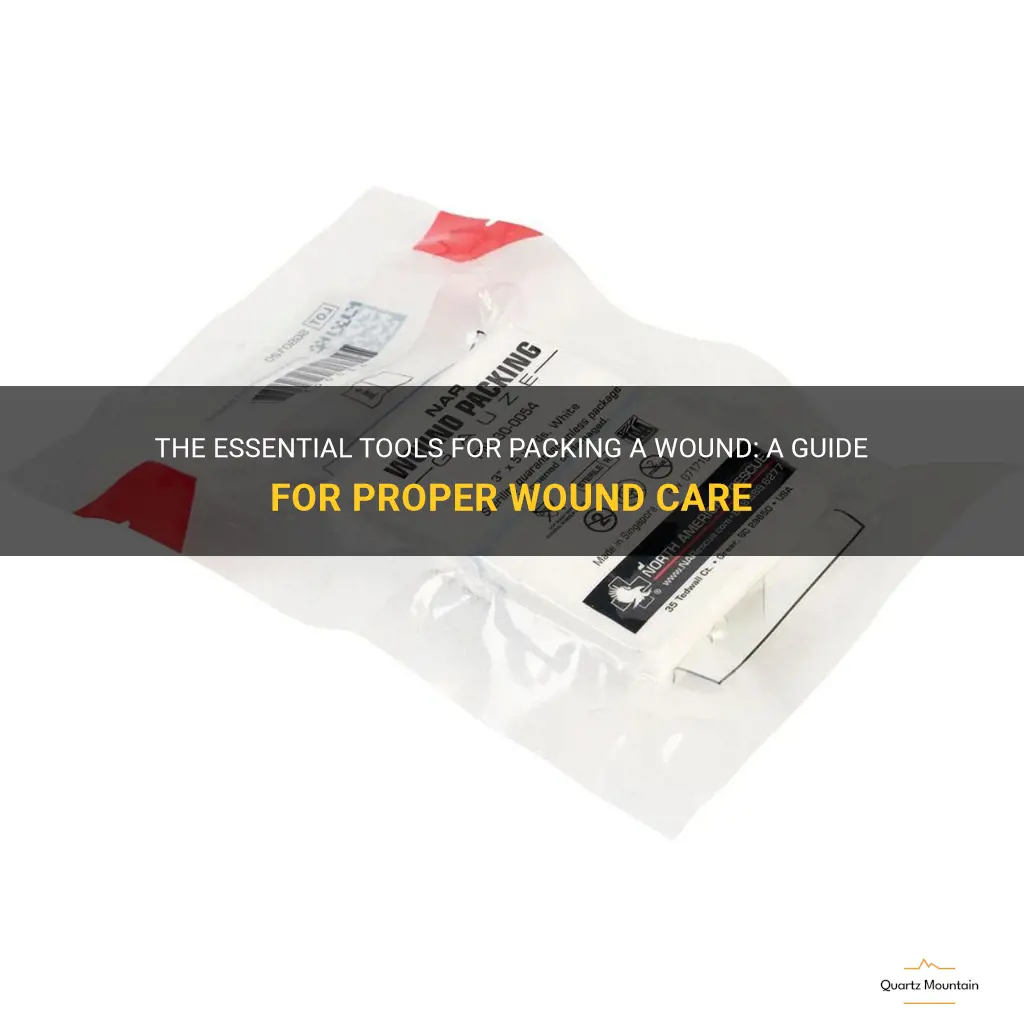 what to use to pack a wound
