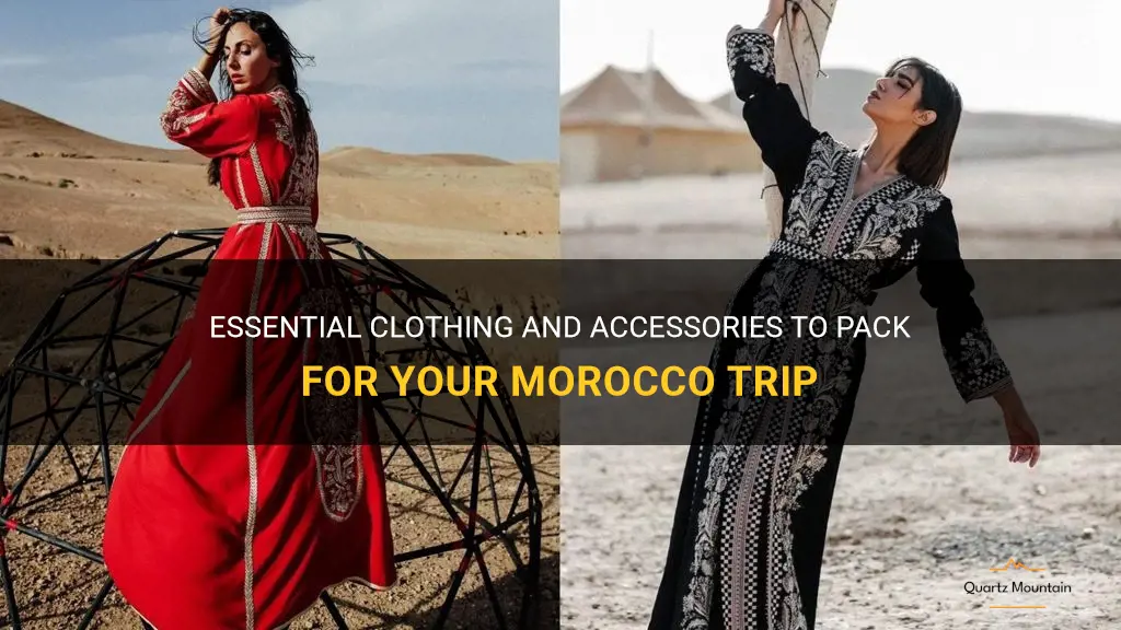 what to wear pack morroco trip