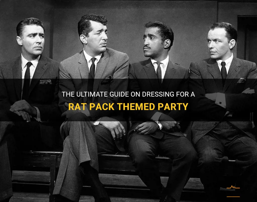 what to wear to a rat pack themed party