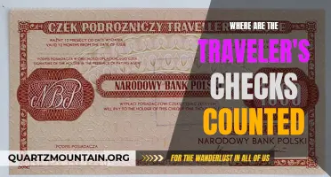 Where Can Traveler's Checks be Counted and Exchanged?