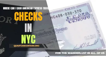Where to Cash American Express Travelers Checks in NYC