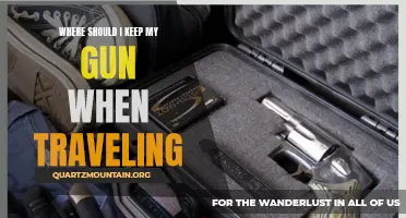 The Best Places to Store Your Gun While Traveling
