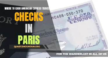 Where to Cash American Express Travelers Checks in Paris