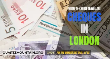 Top Locations for Changing Travelers Cheques in London