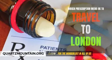 Which Prescription Medications Are Safe to Travel to London With?