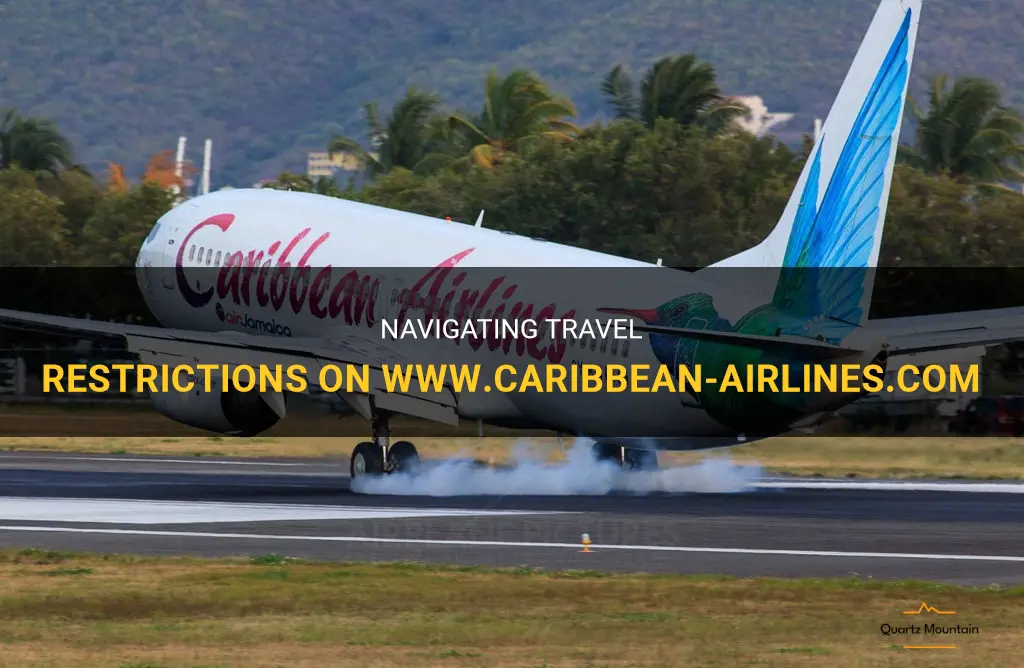 www.caribbean-airlines.com travel restrictions